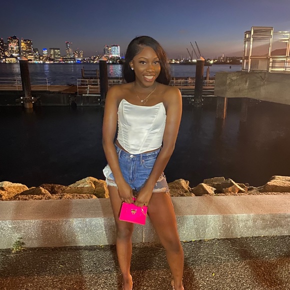 White Corset top - Picture 1 of 2